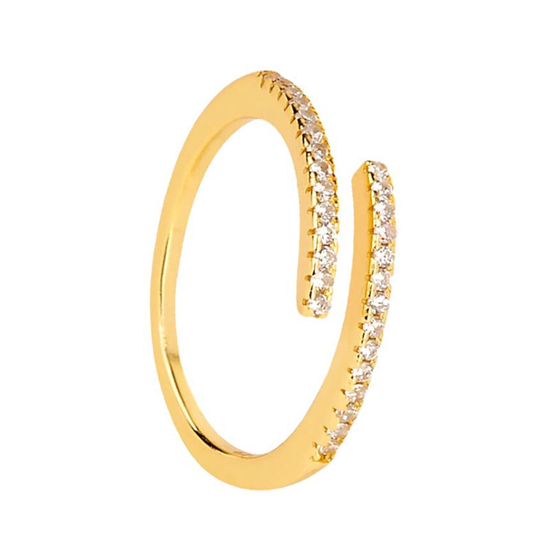 Adjustable Pavé Wrap Ring