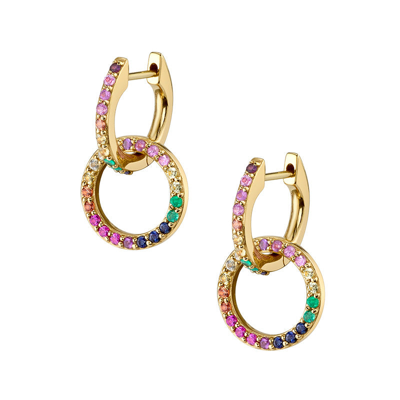 Statement Pavé Drop Earrings