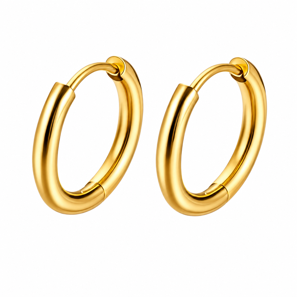 Petite Gold Hoop Earrings
