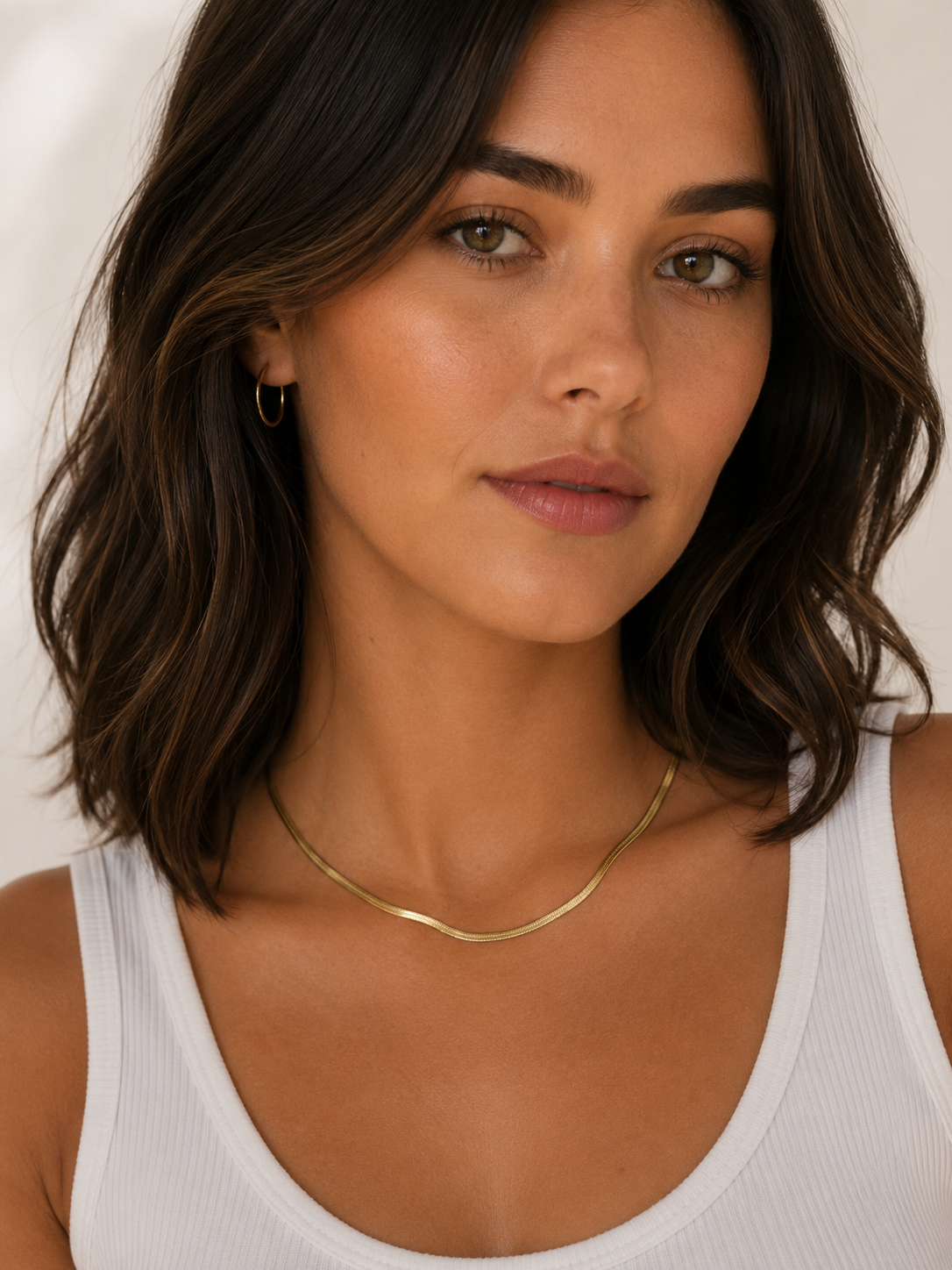 Dainty Herringbone Necklace