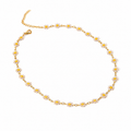 18K Gold Chrysanthemum Necklace