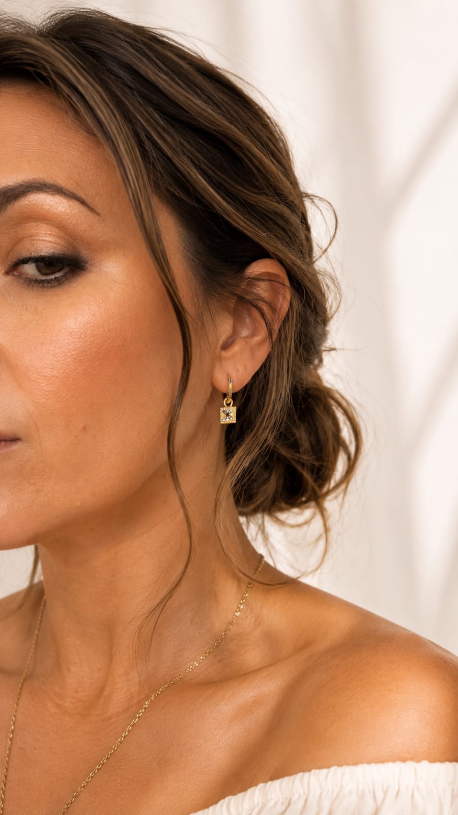 Sparkling Pavé Drop Earrings