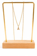 Initial Letter Pendant Necklace
