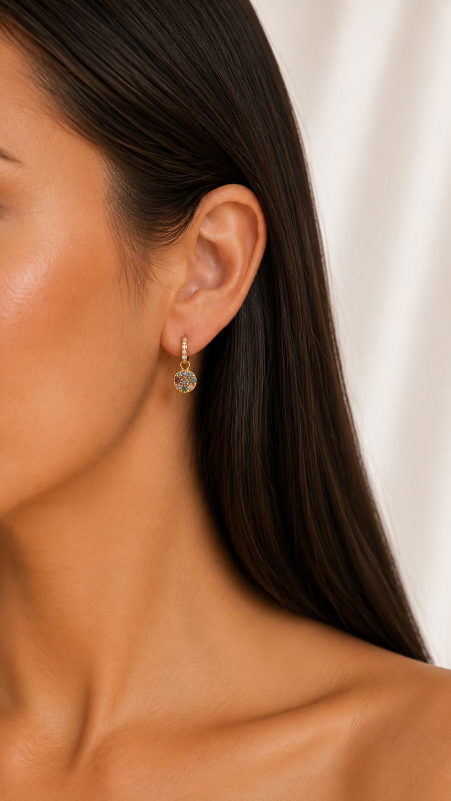 Luxe Pavé Drop Earrings